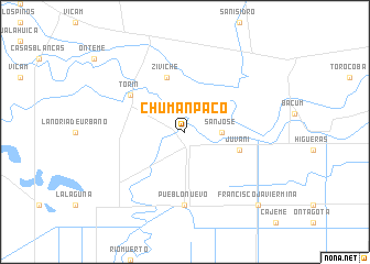 map of Chumanpaco