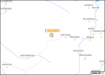 map of Chūmān