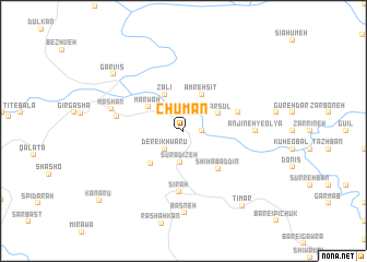 map of Chūmān