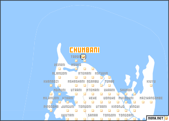 map of Chumbani