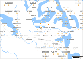 map of Chumbela