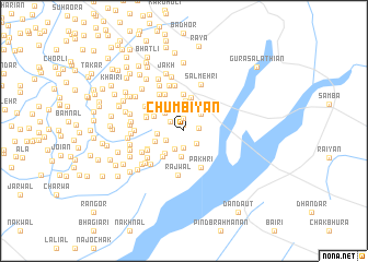 map of Chumbīyān