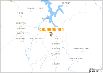 map of Chumbrumba