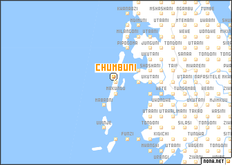 map of Chumbuni