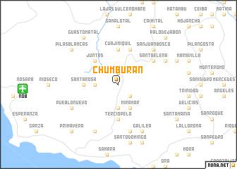 map of Chumburán
