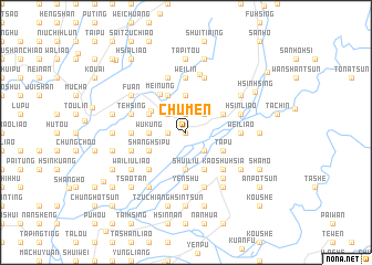 map of Chu-men