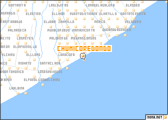 map of Chumico Redondo