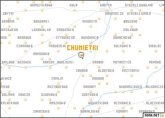 map of Chumiętki