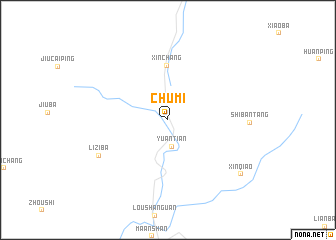 map of Chumi