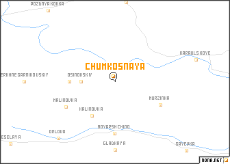 map of Chumkosnaya