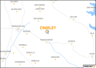 map of Chumley