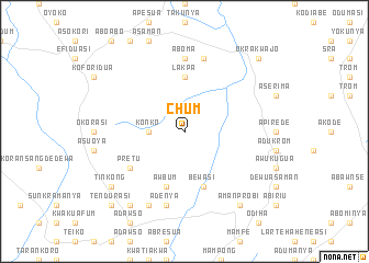 map of Chum