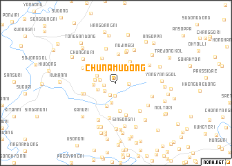 map of Chunamu-dong