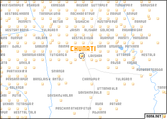 map of Chunāti