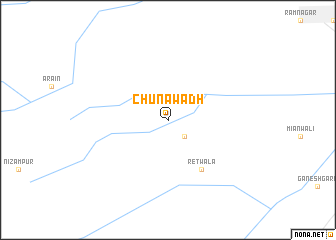 map of Chūnāwadh