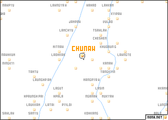 map of Chunaw