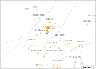 map of Chuna