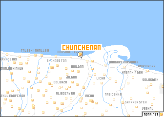 map of Chūnchenān