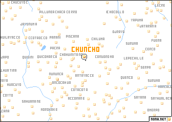 map of Chuncho