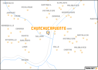 map of Chunchuca Puente