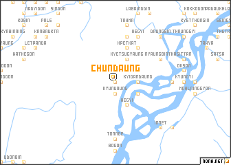 map of Chundaung
