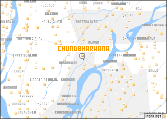 map of Chūnd Bharwāna