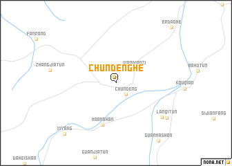 map of Chundenghe