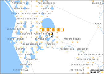 map of Chundikkuli