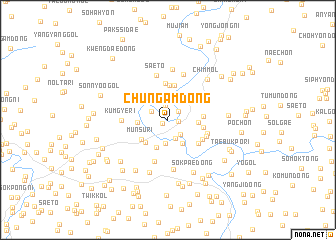 map of Chŭngam-dong