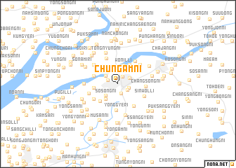 map of Chŭngam-ni