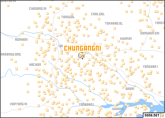 map of Chungang-ni