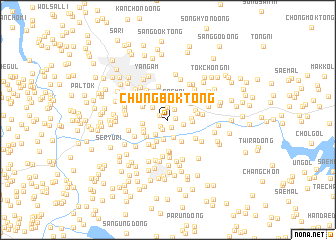 map of Chungbok-tong