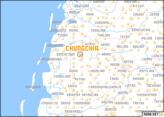 map of Chung-chia