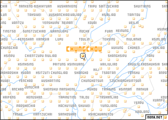 map of Chung-chou