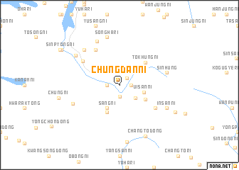 map of Chungdan-ni