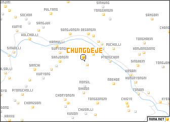 map of Chungdeje