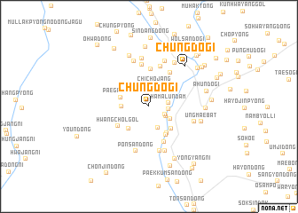 map of Chungdŏgi