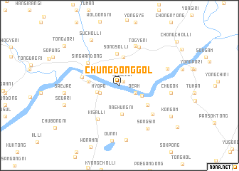 map of Chungdong-gol