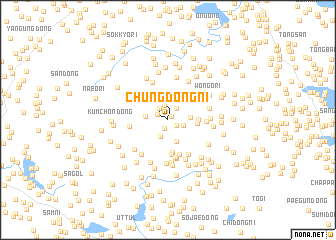 map of Chungdŏng-ni