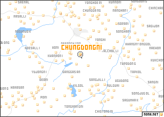 map of Chungdong-ni