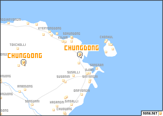 map of Chung-dong