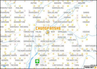 map of Chung-fan-she