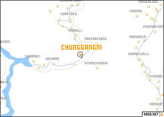 map of Chunggang-ni