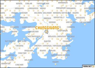 map of Chunggi-dong