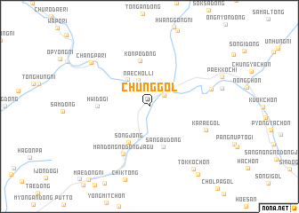 map of Chung-gol