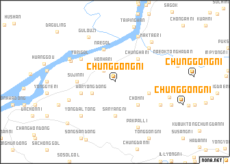 map of Chunggong-ni