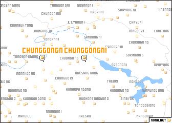 map of Chunggong-ni