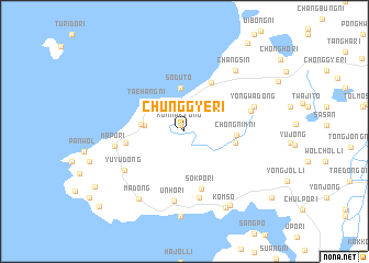 map of Chunggye-ri