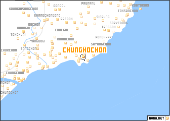 map of Chungho-ch\