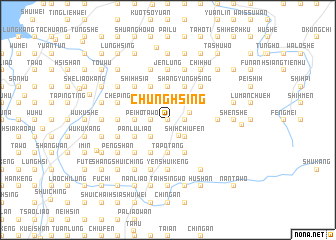 map of Chung-hsing